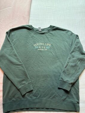 Young Life Jasper, GA Forest Green Crewneck Sweatshirt